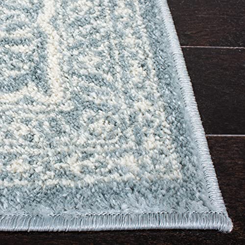 SAFAVIEH Adirondack Collection Runner Rug - 2'6" x 6', Slate & Ivory, Oriental Medallion Design, Non-Shedding & Easy to Clean, Ideal for Ideal for Hallway, Foyer, Kitchen, Entryway, Bedroom (ADR108T) - color: Slate/Ivory, size: 2'6" x 6' (Runner)