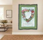 Pure Country Weavers Treasured Heart Blanket - Sympathy Bereavement Gift Tapestry Throw Woven from Cotton - Made in the USA (72x54) - color: Treasured Heart, size: 72" x 54"