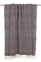 DII Chevron Throw Collection Handloomed Cotton, 50x60, Black - color: Black, size: 50x60"
