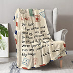 Sister Birthday Blanket Gifts from Sister - Throw to My Sister from Brother Bestie Quotes Soft Fuzzy Fleece Cozy Unique Birthday for Women Adult Kids Teen Girls 50"x60" - color: Sister