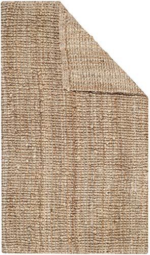 SAFAVIEH Natural Fiber Collection Runner Rug - 2'6" x 6', Natural Brown, Handmade Jute, Farmhouse Style, Chunky Textured Thick Pile (NF447A) - color: Natural, size: 2'6" x 6' (Runner)