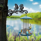 Metal Plant Hooks (2-Pack) - Decorative Wall Hangers with Butterfly Design for Indoor & Outdoor Use - Hanging Brackets for Plants, Flower Baskets, Bird Feeders, Lanterns - Patio, Garden, Home Decor - style: 2 Pcak Butterfly
