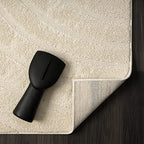 LUXE WEAVERS Modern Geometric Wave Cream 2x8 Area Rug - color: Cream, size: 2' x 8' (Runner)