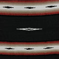 Open Road Goods Mexican Diamond Blanket - XL Heavyweight Yoga Blanket – Handmade in Mexico - Thick Boho Serape Saltillo Style Throw for Beach, Picnic, Home, Camping and More! (Black Retro) - color: Black Retro