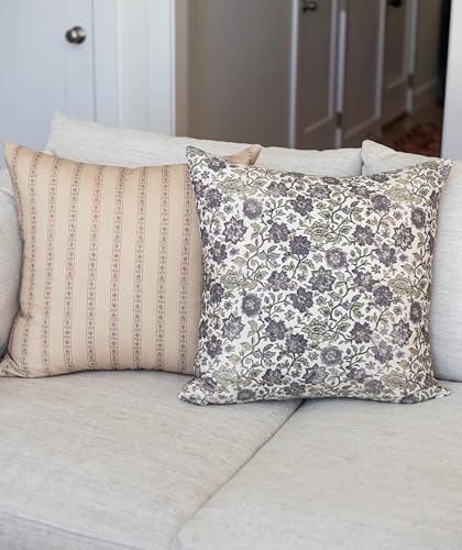 Woven Nook - 4 Pack - Modern & Luxurious Decorative Throw Pillow Covers - Durable Quality & Machine Washable - House Becomes Home - (18x18) - size: 18" x 18" (Pack of 4)