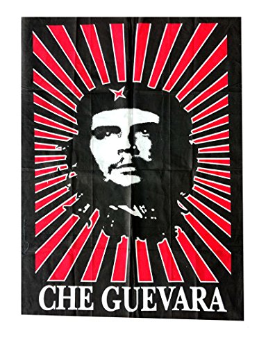 Rastogi Handicrafts Hendrix Guitar 40" X 30" Poster Size Tapestry Decorative Indian Dorm Decor Cotton Tapestry Indian Multi Colored Wall Poster Indian Deity (RH-147) - color: Rh-147