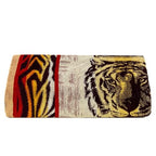 100% Cotton Throw Blanket for Couch Sofa or Bed All Season Terry Blankets & Throws, Lightweight & Breathable Cotton Blanket, Picnic Rug, Terry Bed Sheet (Tiger) - color: Tiger