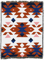 Pure Country Weavers Dust Bowl - Western Tapestry Throw Blanket Woven from Cotton - Made in The USA (72x54) - color: Sunset Canyon