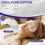 MoyRetty Disposable Non Woven Eye Covers, 100 Sheets, Cotton Paper for Facials Spa Skincare