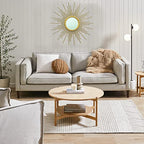 24'' Gold Sunburst Wall Mirror Boho Home Decor Mordern Round Hanging Wall Art for Living Room/Bedroom/Bathroom/Entryway