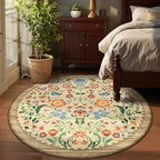 GarveeHome Area Rug for Living Room - color: C Brown, size: 6' (Round)