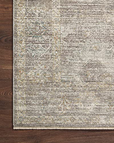 Loloi Magnolia Home by Joanna Gaines Millie Collection MIE-05 Stone/Natural 11'-6" x 15'-7", .25" Pile Height, Area Rug - color: Stone / Natural, size: 11'6" x 15'7" (Rectangular)