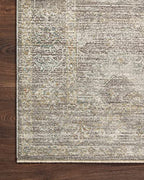 Loloi Magnolia Home by Joanna Gaines Millie Collection MIE-05 Stone/Natural 2'-7" x 14', .25" Pile Height, Runner Rug - color: Stone / Natural, size: 2'7" x 14' (Rectangular)