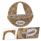 Woven Hanging Planter Basket for Indoor Outdoor Plants Boho Wall Basket Decor Large Woven Flower Pot for Garden Balcony Courtyard Stylish Home Greenery Display