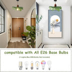 Modern Green Glass Pendant Light Fixtures 2-Pack Flower Pendant Lights Kitchen Island 59“ Adjustable Hanging Ceiling Lighting Wooden Grain Hanging Lamp for Farmhouse Dining Room - color: Green, 2 Pack