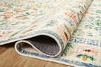 Loloi Rifle Paper Co. Eden Collection EDE-02 Mughal Garden Cream 3'-6" x 5'-6" Accent Rug feat. CloudPile™ - color: Mughal Garden Cream, size: 3'6" x 5'6" (Rectangular)