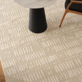 Revival Rugs Shell 5'x8' Area Rugs for Living Room Bedroom Dining Room - Washable, 100% Recycled, Oeko-TEX Certified, Modern, Medium Pile, Beige, Cream - color: Beige/Cream, size: 5'3" x 7'10" (Rectangular)