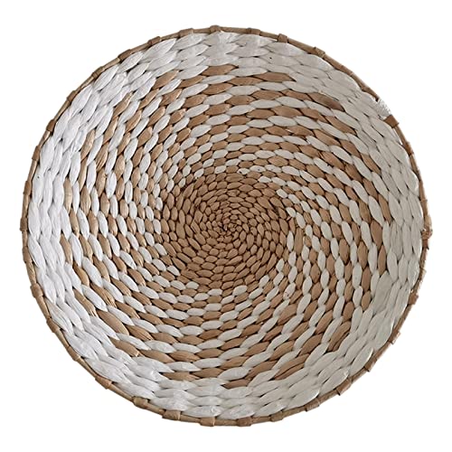 Duiaynke Woven Decor, Hanging Baskets Unique Tapestry for Hallway Bedroom Living Room Home Decorations (White 30cm) - color: White 30cm