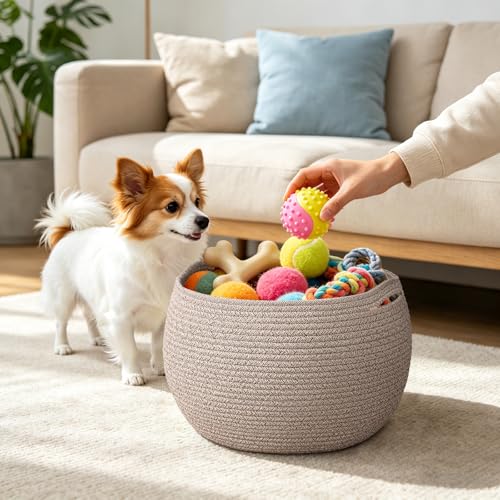 Goodpick Large Toy Storage for Kids, Woven Storage Basket for Home Decor, Baby Baskets for Baby Shower, Diaper Caddy Organizer for Nursery Living Room, Jute, 15.7"D x 10.5"H - color: Light Brown, size: 15.7"D x 10.5"H