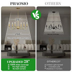 Rustic Farmhouse Candle Chandelier for Dining Room, 6-Light Rustic Black Iron Light Fixture with Classic S-Arm Design for Kitchen Island, Living Room, Foyer-Brass Gold - color: Brass Gold