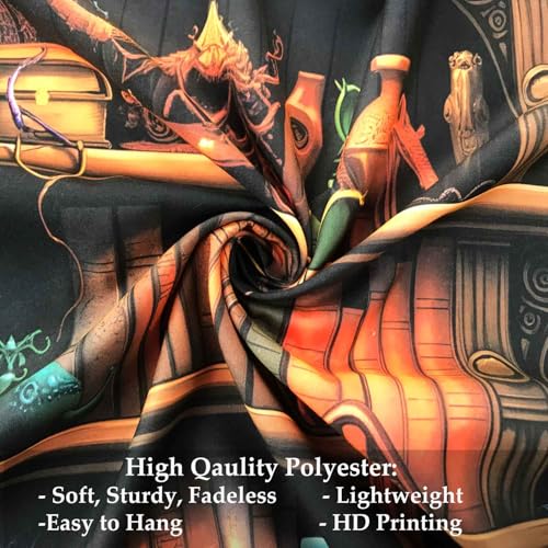 Algasan Blacklight Bookshelf Tapestry Fantasy Magic Book Wall Tapestry UV Reactive Witchy Gothic Tapestries Wall Hanging Aesthetic Poster for Bedroom Living Room Dorm 60 x 80 Inch