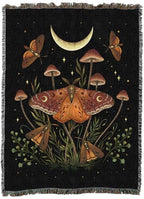 Pure Country Weavers Autumn Light Underwings by Episodic Drawing - Gift Tapestry Throw Blanket Woven from Cotton - Made in The USA (72x54) - color: Autumn Light Underwings, size: 72x54