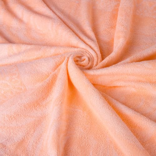 100% Cotton Throw Blanket for Couch Sofa or Bed All Season Terry Blankets & Throws, Lightweight & Breathable Cotton Blanket, Picnic Rug, Terry Bed Sheet (Roses Terry) - color: Roses Terry