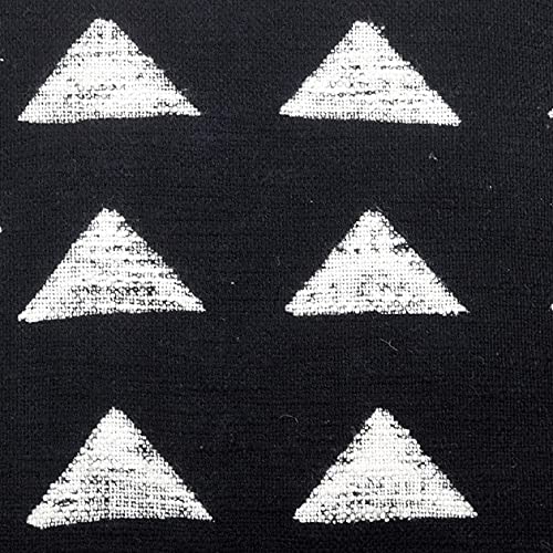 Trade Star Handloomed Throw Pillow Cover 100% Cotton Mudcloth Pillow Cover Tribal Print Boho Accent Bedroom Decoration Cushion Cover Handmade Indian Pillow Case Long Lumbar Cushion Case - color: Black (Maple), size: 22" x 14" (Pack of 1)
