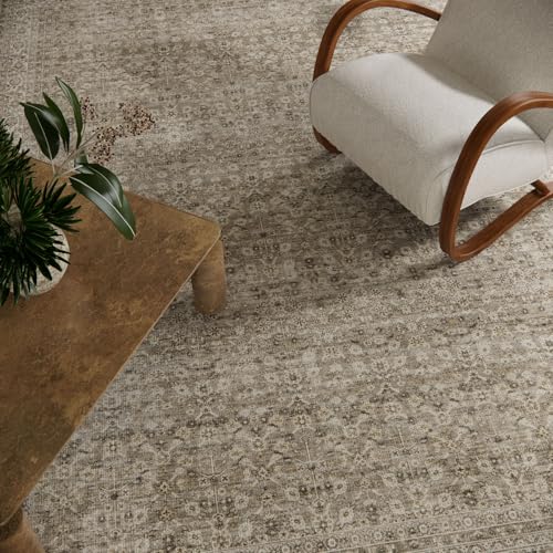 Boho Washable Throw Rugs for Entryway: Door Mat Indoor Entrance 2x3 Small Rug Stain Resistant Non-Slip Low Pile Soft Carpet for Kitchen Front Door Indoor Entrance Entry Bedroom - color: Brown Grey Cream, size: 2' x 3' (Rectangular)