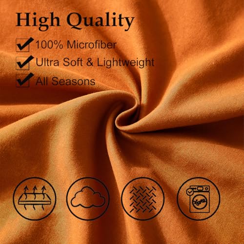 Move Over Burnt Orange Body Pillow Cover Macrame Grid Tassel Body Pillow Case Cover Boho Chic Decorative Pillow Case Covers 20x54 Soft Washed Microfiber Rust Long Pillowcase for Bed - color: Rust Tassel, size: Body, 20" x 54" (Pack of 1)