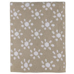 Living Textiles Taupe Sun Flower Chenille Soft Baby Blanket Knitted Reversible Premium Cozy Fabric for Best Comfort Infant, Toddler, Newborn, Swaddle,Nursery,Boy,Girl,Unisex,Crib,Stroller,Gift 40x30in - color: Taupe Sun Flower