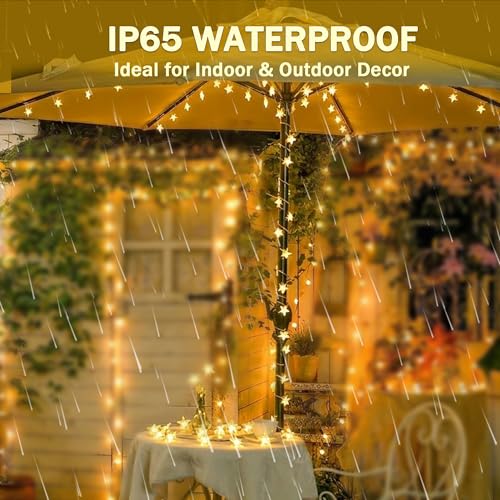 HEYFUNi Warm White Star String Lights,39FT 100LED Plug in Fairy Twinkle Lights with 8 Modes Waterproof for Indoor Christmas Tree, Home, Girls'Room, Garden, Party, Wedding, Classroom Decor(Warm White) - color: Warm White, size: 100 LED-Plug