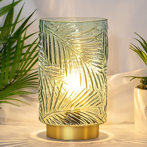 Battery Operated Table Lamp, Cordless Lamps for Home Decor, Battery Powered Nightlight with LED Bulb with Timer, Decorative Lights for Living Room Bedroom Tabletop Entryway Centerpiece Gift(Small LG) - color: Light Green, size: Small