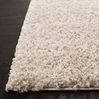 SAFAVIEH August Shag Collection Accent Rug - 2' x 3', Beige, Solid Design, Non-Shedding & Easy Care, 1.2-inch Thick Ideal for High Traffic Areas in Entryway, Living Room, Bedroom (AUG900D) - color: Beige, size: 2' x 3' (Rectangular)