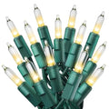 PREXTEX 300 Count Clear Christmas Tree Lights with Green Wire - 60 ft Warm White Christmas Lights for Indoor or Outdoor Use - Holiday Incandescent String Lights for Xmas Trees, Patios, and Fences - size: 300ct