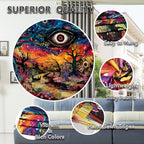 Dermijer Evil Eyes Tapestry Trippy Eye Tapestries Psychedelic Forest Tapestry Hippie Mystic Nature Landscape Tapestries Abstract Aesthetic Wall Hanging Decor for Bedroom Home 78.7L x 59.1W - size: 78.7"L x 59.1"W