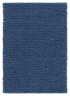 SAFAVIEH Natura Collection Accent Rug - 2' x 3', Navy & Blue, Handmade Wool Blend, Textured Design, Ideal for Hallway, Bedroom, Foyer (NAT620M) - color: Navy/Blue, size: 2' x 3' (Rectangular)