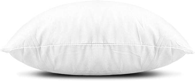 EDOW Throw Pillow Inserts, Set of 4 Lightweight Down Alternative Polyester Pillow, Couch Cushion, Sham Stuffer, Machine Washable. (White, 26x26)