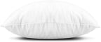 EDOW Throw Pillow Inserts, Set of 4 Lightweight Down Alternative Polyester Pillow, Couch Cushion, Sham Stuffer, Machine Washable. (White, 22x22)