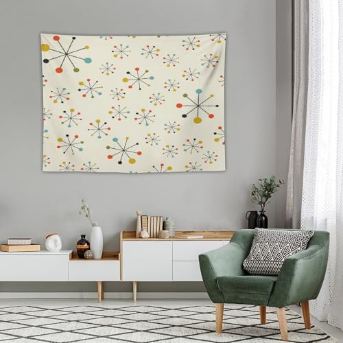 Bohemian Medieval Tapestry, Mid Century Abstract Modern Retro Colors Pattern Tapestries Home Decor for Living Room Bedroom Decoration 40in Wx30in H (102×76cm) - color: Bohemian Tapestry-3, size: 40in"Wx30in"H (102×76cm)