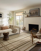 Loloi Magnolia Home by Joanna Gaines Waylon Collection WAY-01 Natural/Bark 7'-9" x 9'-9" Area Rug - color: Natural / Bark, size: 7'9" x 9'9" (Rectangular)