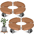 Goovilla Plant Stand with Wheels Heavy Duty, 2Pack Adjustable 15-22 Plant Caddy with Lockable Caster Wheels 440LBS, Rolling Plant Stand/Dolly/Roller for Indoor Outdoor Large Planter, Flower Pot,Khaki - color: Khaki