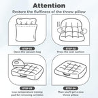 Navy Blue Tufted Floor Cushions with Carry Handle, 18x18 Inch Set of 2, Non-Slip Chair Pads for Yoga Meditation and Floor Pillow Living Room - color: Navy Blue