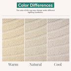 LUXE WEAVERS Modern Geometric Wave Cream 4x6 Area Rug - color: Cream, size: 4' x 6' (Rectangular)
