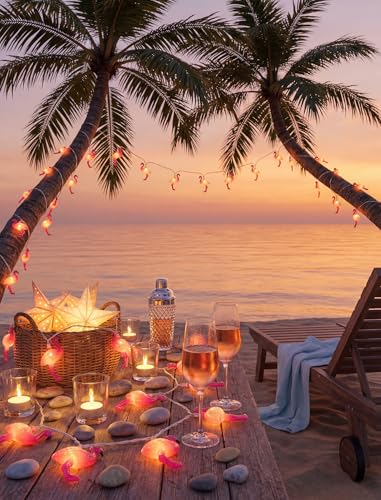 Flamingo String Lights, 12FT 20 LED Summer String Lights with UL Certified Plug, Waterproof Tropical Party Decorations for Patio, Warm White Hawaiian String Light for Garden Backyard Bedroom Decor - color: 20 LED Flamingo Lights