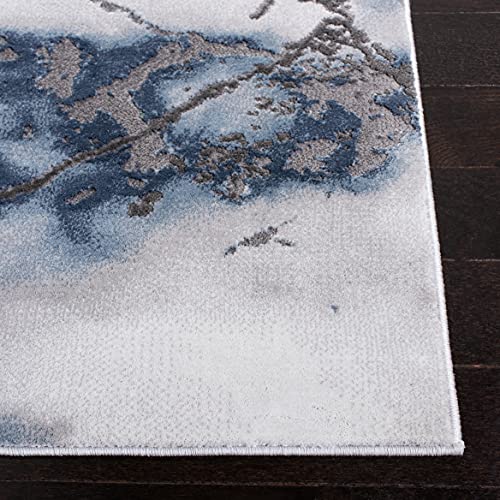 SAFAVIEH Craft Collection 2'3" x 4' Grey/Blue CFT877L Modern Abstract Non-Shedding Living Room Bedroom Accent Rug - color: Grey/Blue, size: 2'3" x 4' (Rectangular)