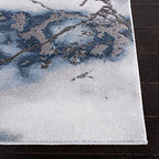 SAFAVIEH Craft Collection 2'3" x 4' Grey/Blue CFT877L Modern Abstract Non-Shedding Living Room Bedroom Accent Rug - color: Grey/Blue, size: 2'3" x 4' (Rectangular)