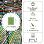 Autumn Leaves Blanket by Parker Fulton - Blessed Are Those Who Mourn - Scriptures Matthew 5:4 - Sympathy Bereavement Gift Tapestry Throw Woven from Cotton - Made in the USA (72x54) - color: Autumn Leaves, size: 72" x 54"