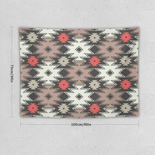 Aztec Tapestry, Native Boho Ethnic Tribal Geometric Bohemia Retro Vintage Tapestries Home Decor for Living Room Bedroom Decoration 40in Wx30in H (102×76cm) - color: Bohemian Tapestry-18, size: 40in"Wx30in"H (102×76cm)
