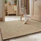 Jute Front Door Mat Indoor Entrance Indoor Door Mat Rugs for Entryway Entry Entrance Mats Inside Doormat Welcome Mats Boho 17"x42" - size: 17"x42"